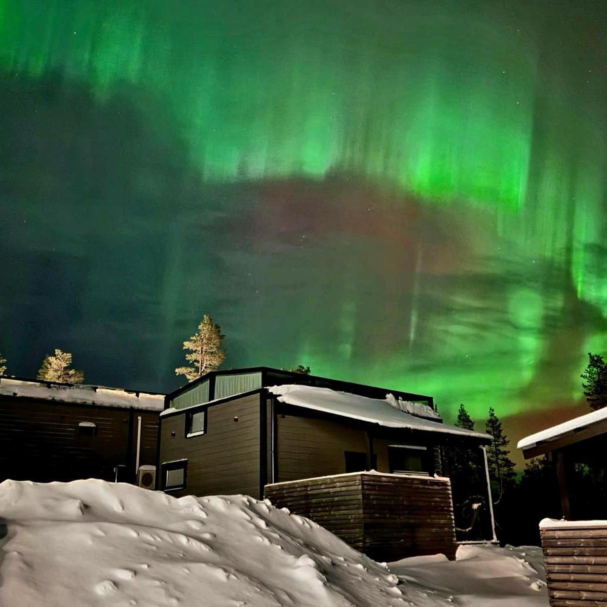 Levi Sky Igloo With Private Sauna And Hot Tub Exteriör bild