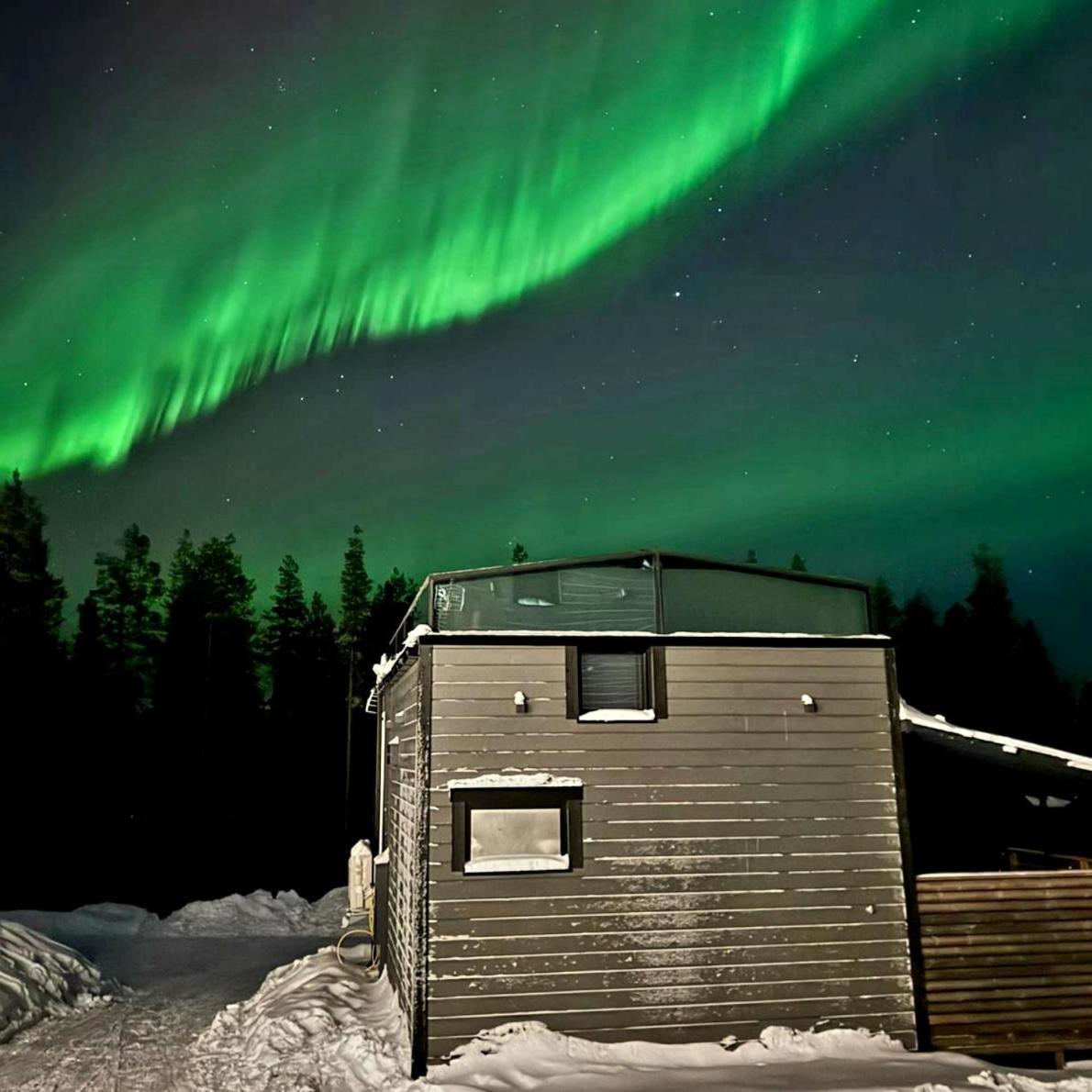 Levi Sky Igloo With Private Sauna And Hot Tub Exteriör bild