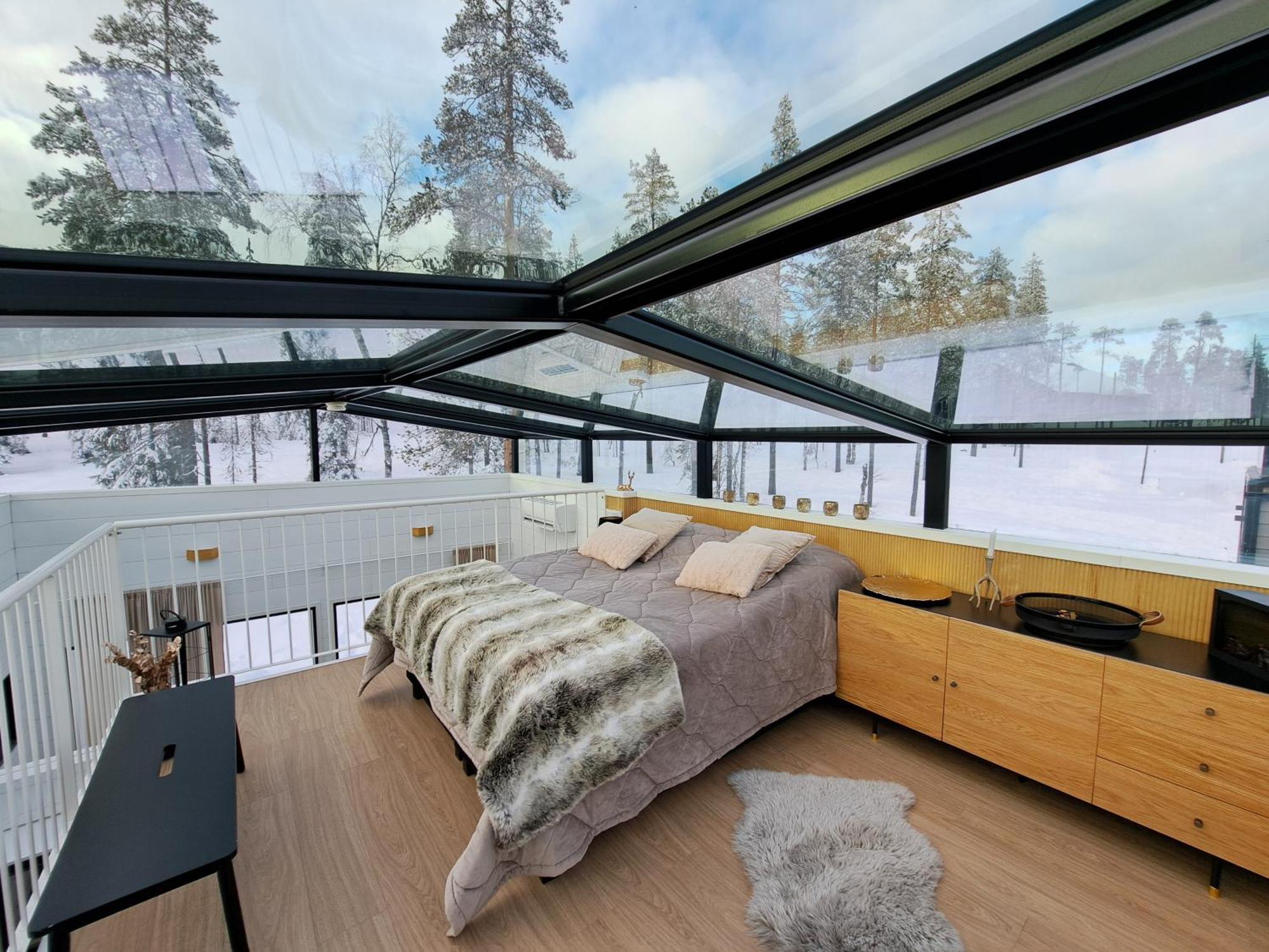 Levi Sky Igloo With Private Sauna And Hot Tub Exteriör bild