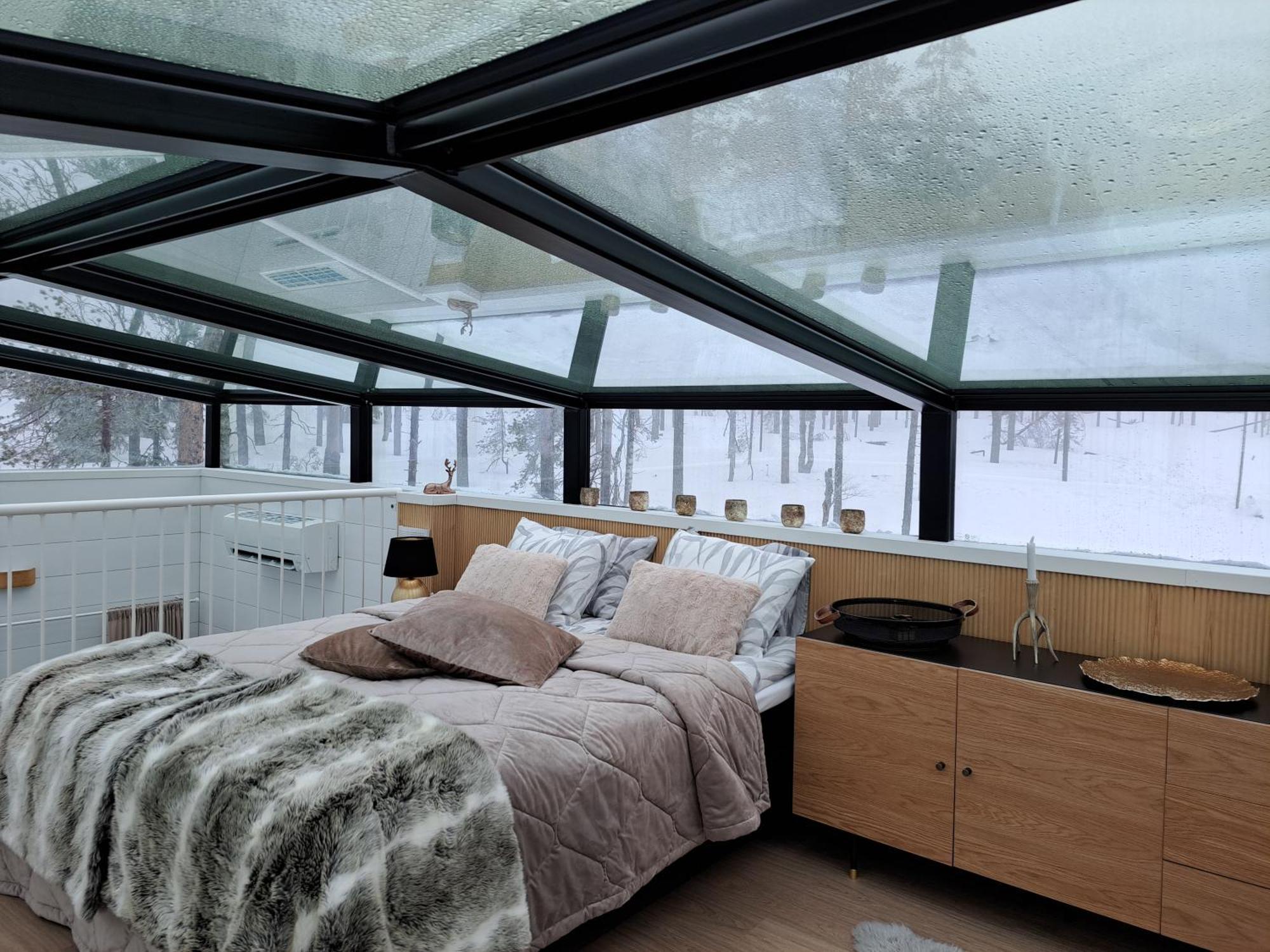 Levi Sky Igloo With Private Sauna And Hot Tub Rum bild