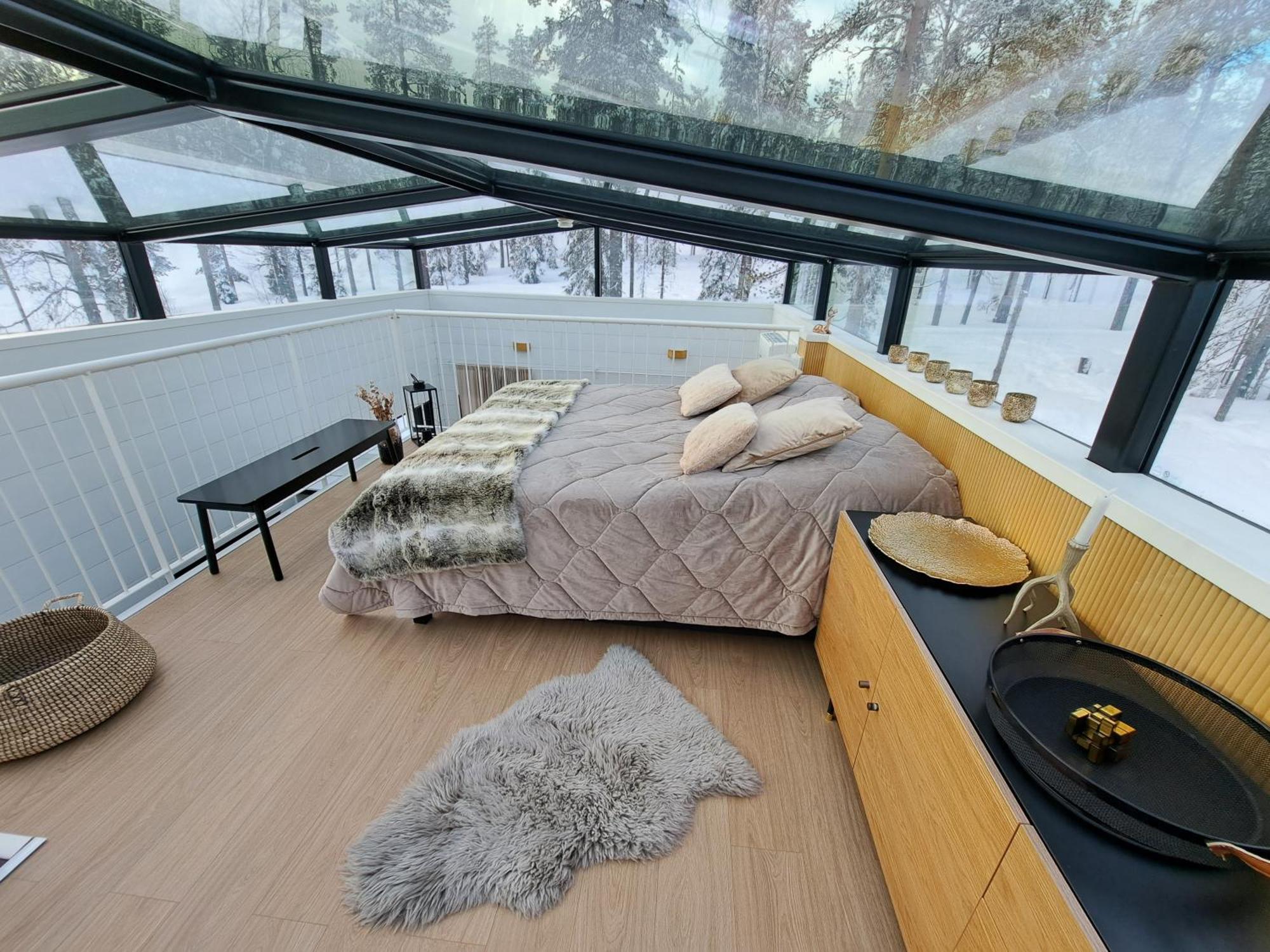 Levi Sky Igloo With Private Sauna And Hot Tub Exteriör bild
